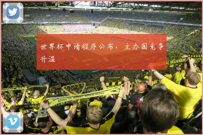 世界杯申请程序公布,主办国竞争升温